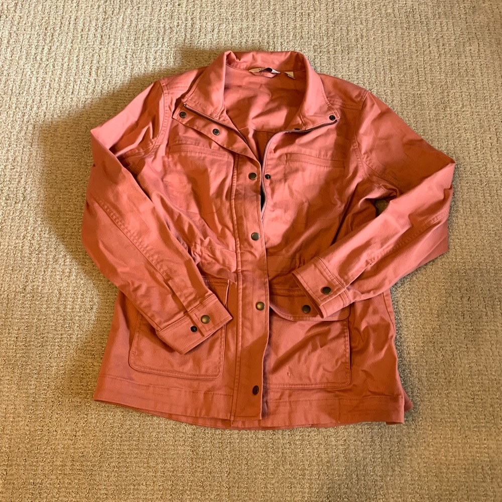 Women’s M Coral LL Bean Lightweight Jacket